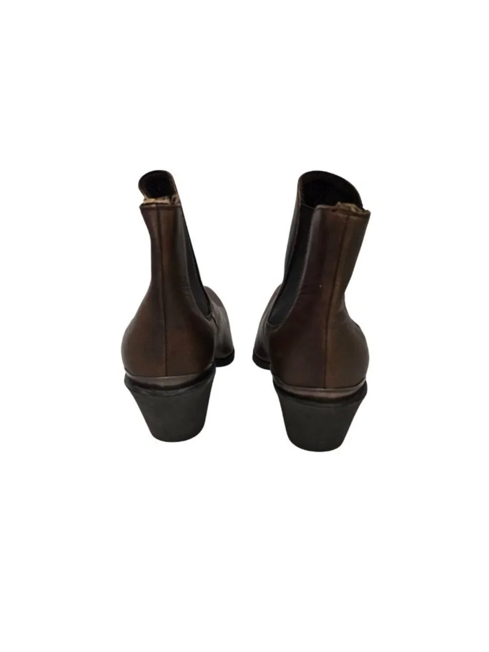 Ariat Womens Brown Leather Western Ankle Boots Size 7.5B Stylish & Comfortable